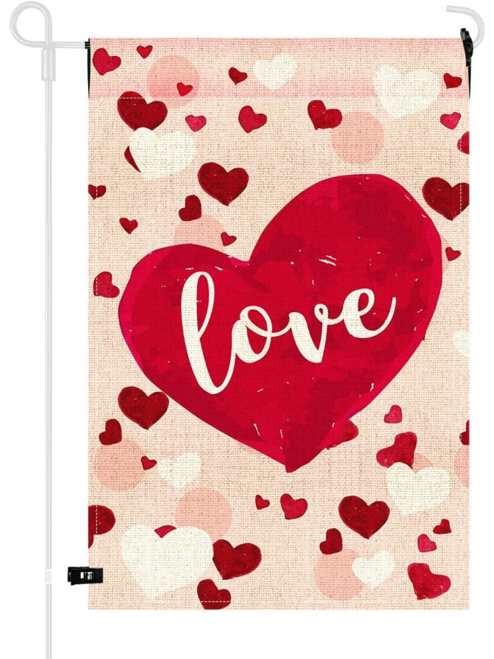 2 X 8 Inches Valentine’s Day Garden Flag Home Garden Flag Set Decoration for Val